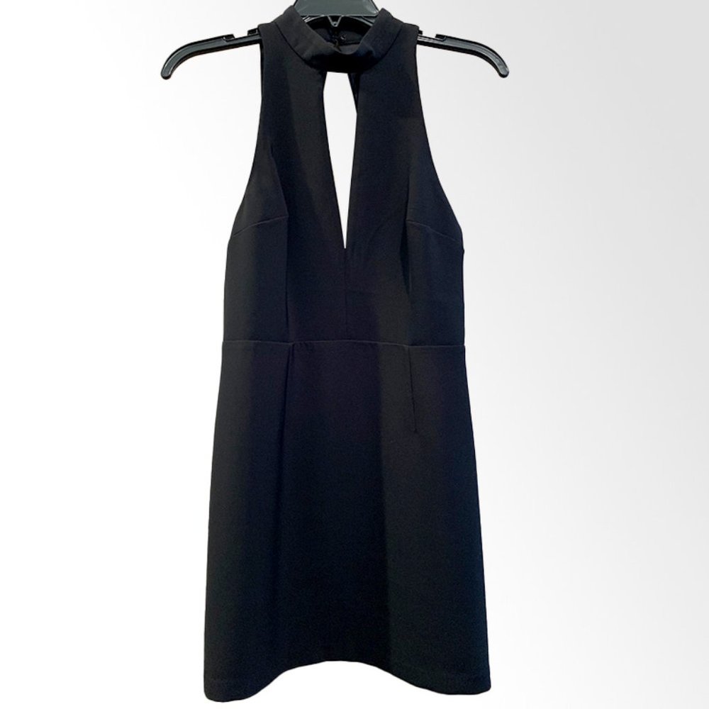 Express Black Choker Mini Dress | 6
